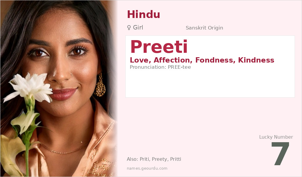 Preeti Name Meaning and Details