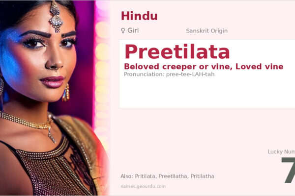 Preetilata Name Meaning — Sanskrit Origin, Girl Name & Details (2025)
