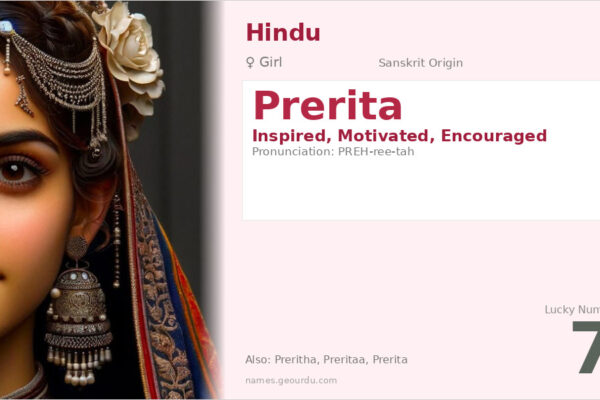 Prerita Name Meaning — Sanskrit Origin, Girl Name & Details (2025)
