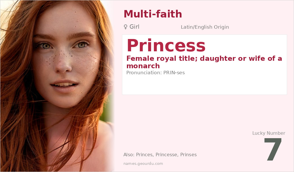 Princess Name Meaning and Details