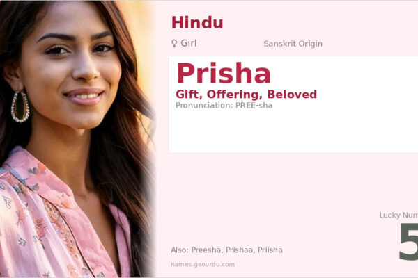 Prisha Name Meaning — Sanskrit Origin, Girl Name & Details (2025)