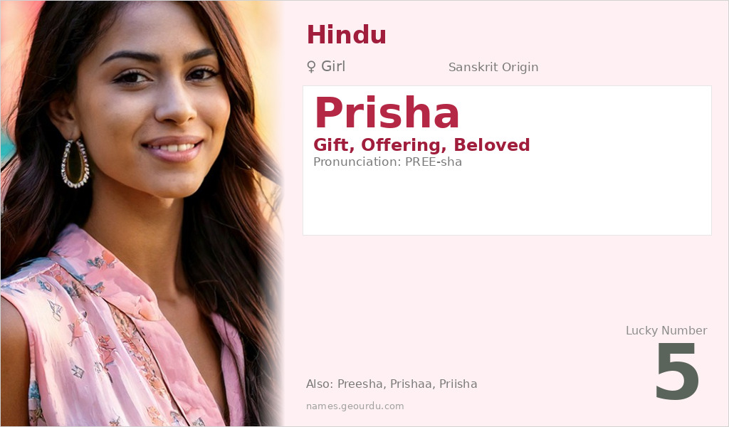 Prisha Name Meaning and Details