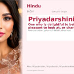 Priyadarshini Name Meaning and Details