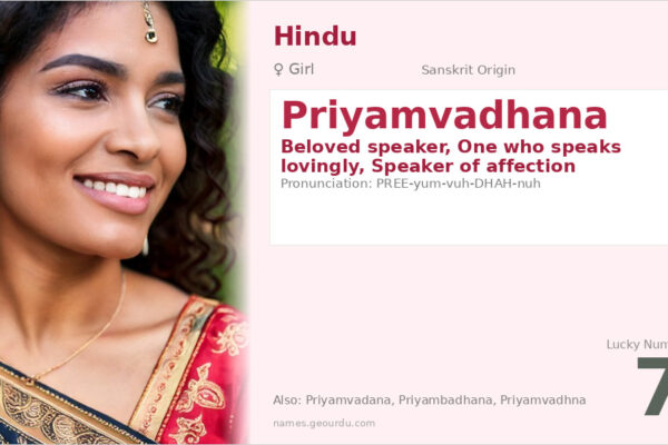 Priyamvadhana Meaning — Sanskrit Origin, Girl Name & Details (2025)
