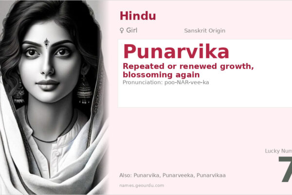 Punarvika Meaning — Sanskrit Origin, Girl Name & Details (2025)