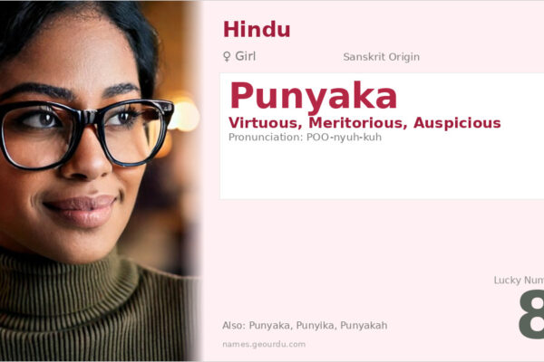 Punyaka Name Meaning — Sanskrit Origin, Girl Name & Details (2025)