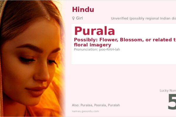 Purala Name Meaning — Origin, Gender & Details (2025)