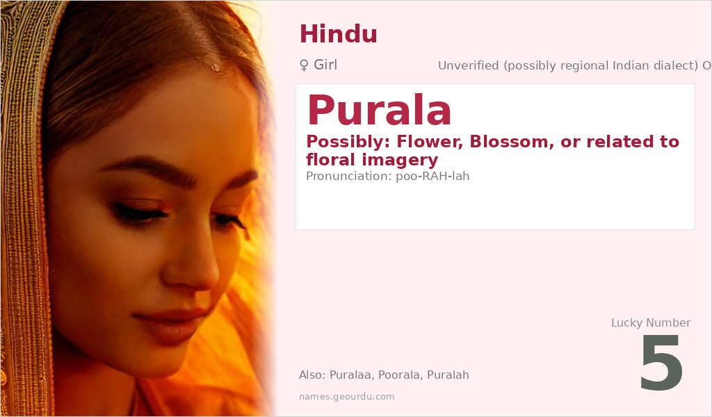 Purala Name Meaning and Details