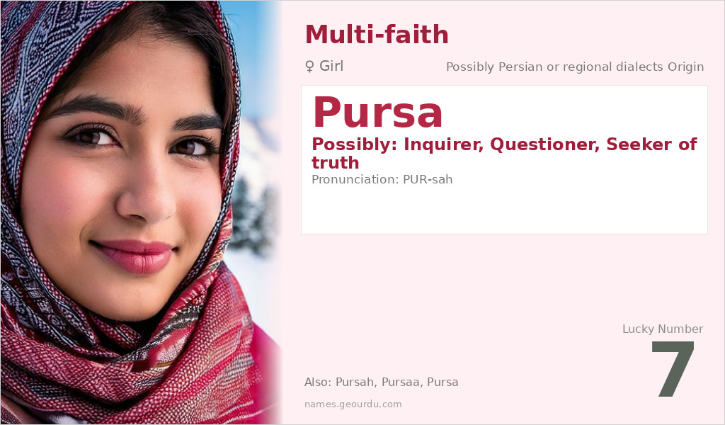 Pursa Name Meaning and Details