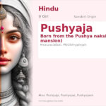 Pushyaja Name Meaning and Details