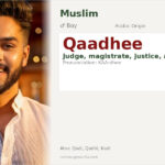 Qaadhee Name Meaning and Details