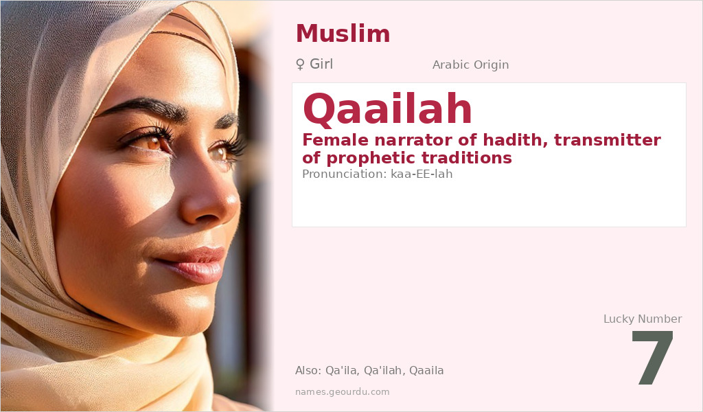 Qaailah Name Meaning and Details