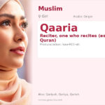 Qaaria Name Meaning and Details