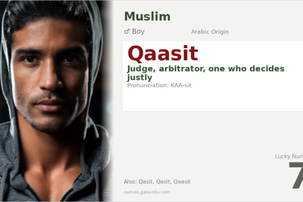 Qaasit Name Meaning — Arabic Origin, Boy & Details (2025)
