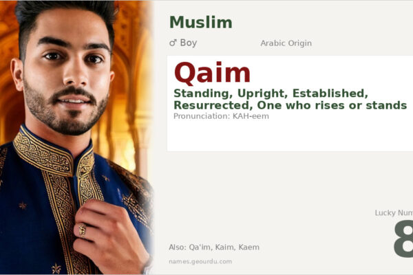Qaim Name Meaning — Arabic Origin, Boy Gender & Islamic Significance (2025)