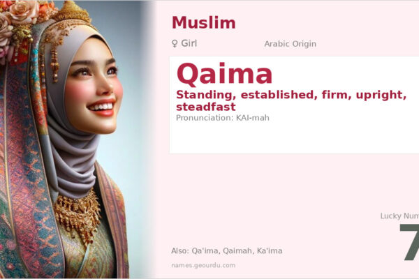 Qaima Name Meaning — Arabic Origin, Girl Name & Details (2025)