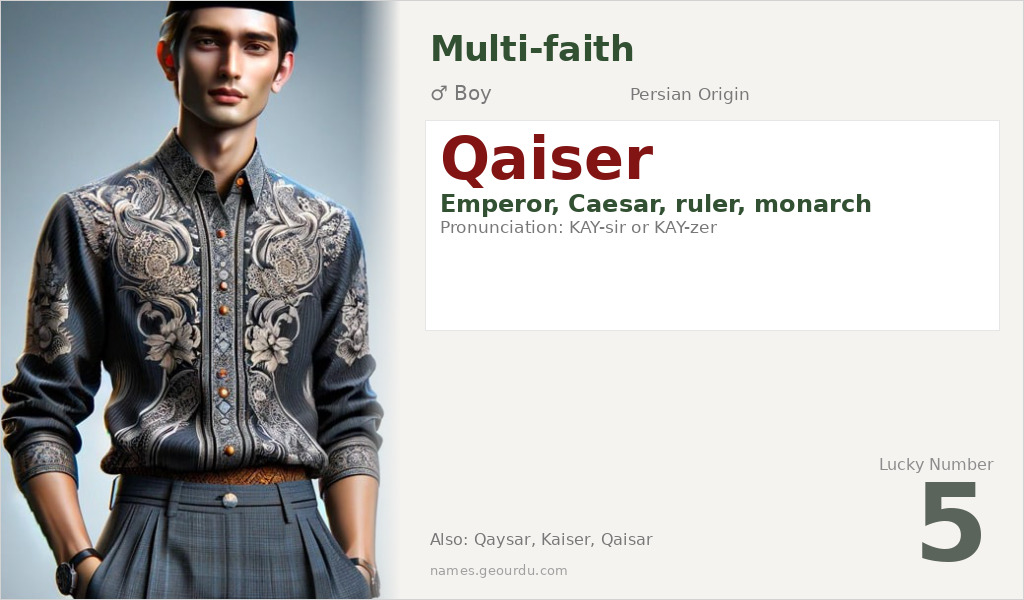 Qaiser Name Meaning and Details