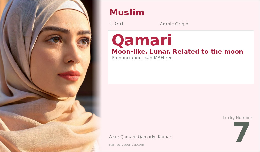 Qamari Name Meaning and Details