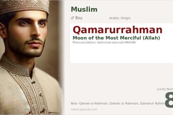 Qamarurrahman Meaning — Arabic Origin, Boy Name & Details (2025)
