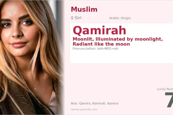 Qamirah Name Meaning — Arabic Origin, Girl Name & Details (2025)