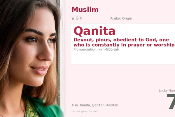 Qanita Name Meaning — Arabic Origin, Girl Name & Details (2025)