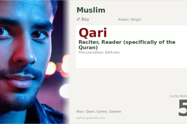 Qari Name Meaning — Arabic Origin, Boy Name & Quranic Significance (2025)