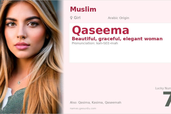 Qaseema Meaning — Arabic Origin, Girl Name & Details (2025)
