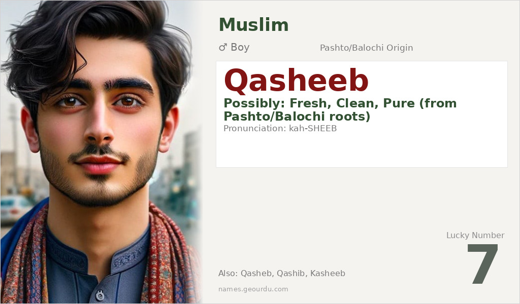 Qasheeb Name Meaning and Details