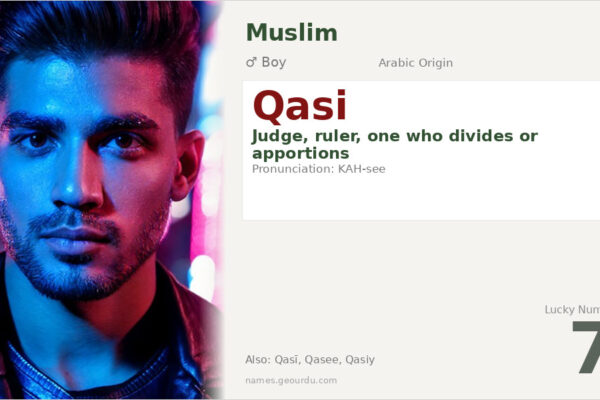 Qasi Name Meaning — Arabic Origin, Boy Name & Details (2025)