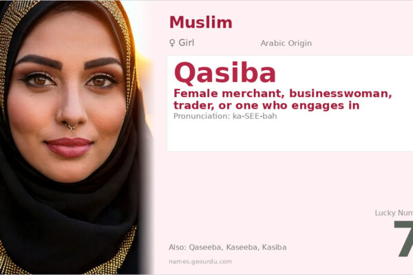 Qasiba Name Meaning — Arabic Origin, Girl Name & Details (2025)
