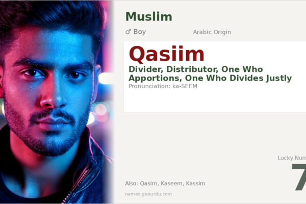 Qasiim/Qasim Meaning — Arabic Origin, Boy Name & Islamic Significance (2025)
