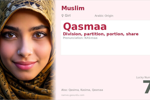 Qasmaa Name Meaning — Arabic Origin, Girl Name & Complete Guide (2025)