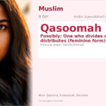 Qasoomah Name Meaning and Details