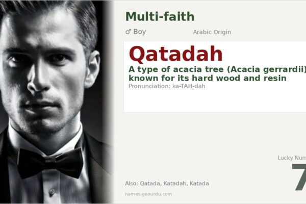 Qatadah Name Meaning — Arabic Origin, Boy’s Name & Historical Significance