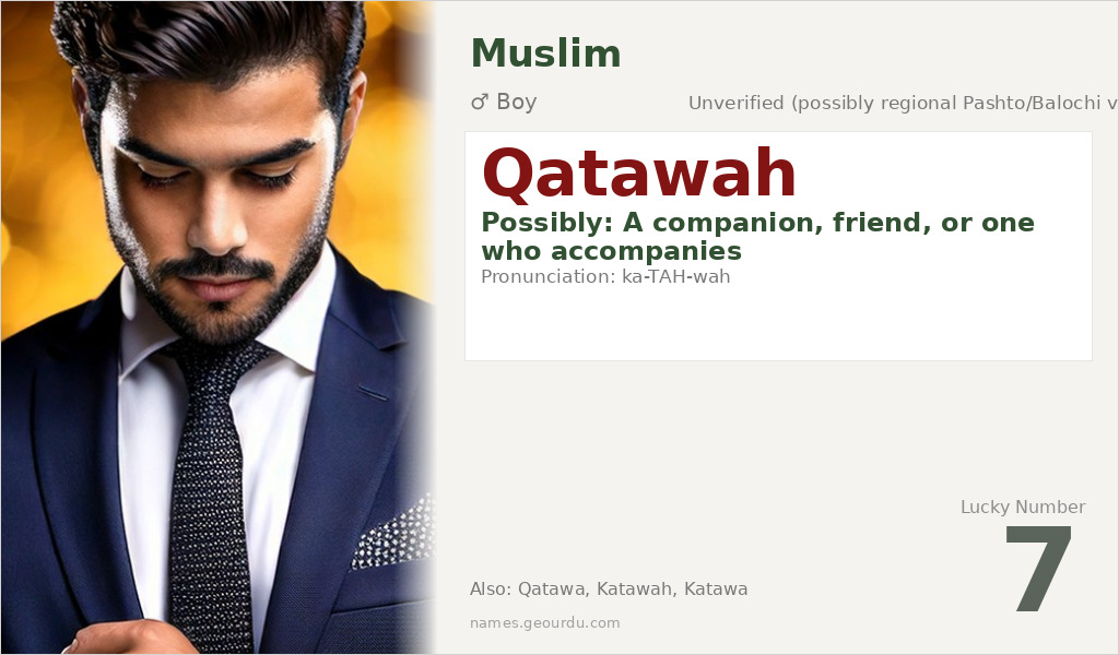 Qatawah Name Meaning and Details