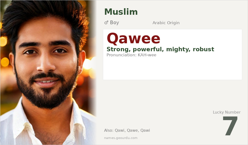Qawee Name Meaning and Details