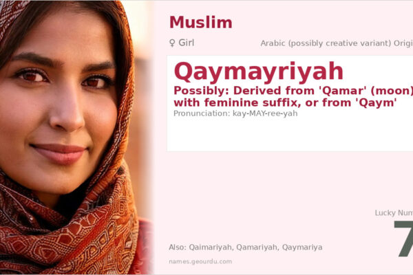 Qaymayriyah Name Meaning — Origin, Gender & Details (2025)