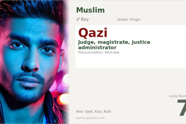Qazi Name Meaning — Arabic Origin, Judge & Details (2025)