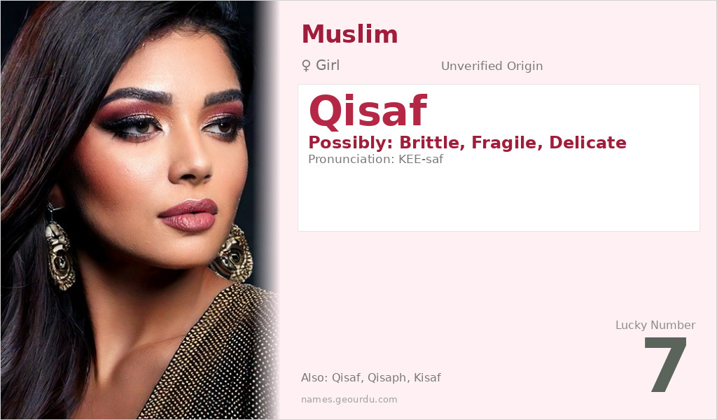 Qisaf Name Meaning and Details
