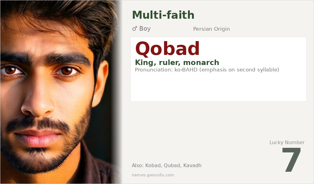 Qobad Name Meaning and Details