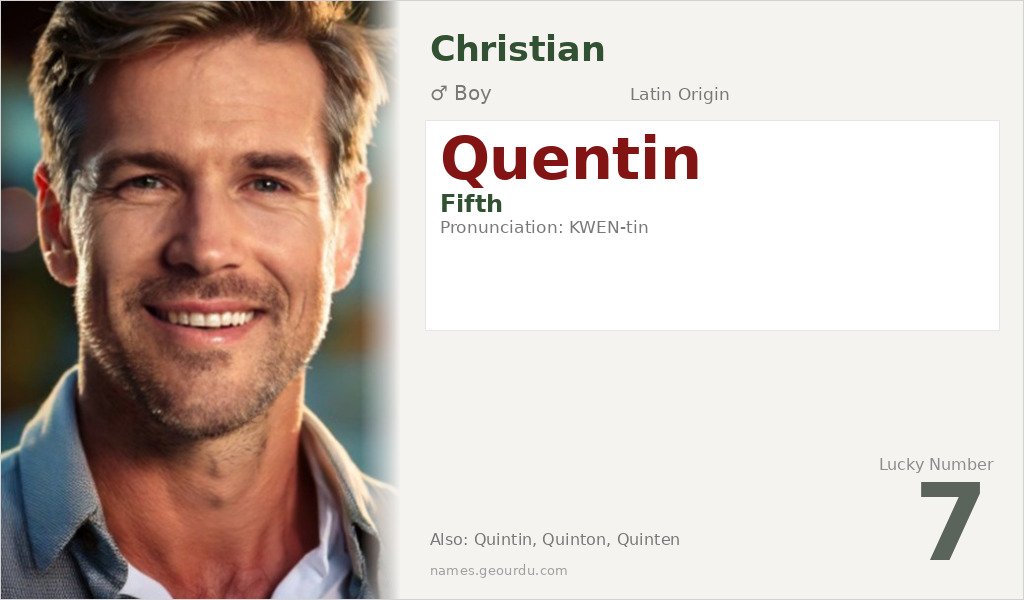 Quentin Name Meaning and Details