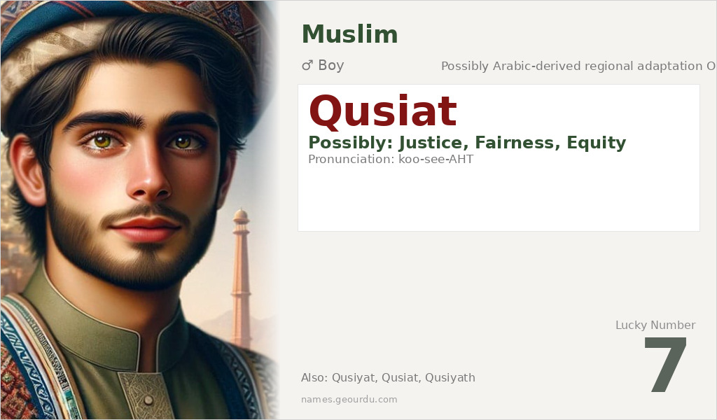 Qusiat Name Meaning and Details