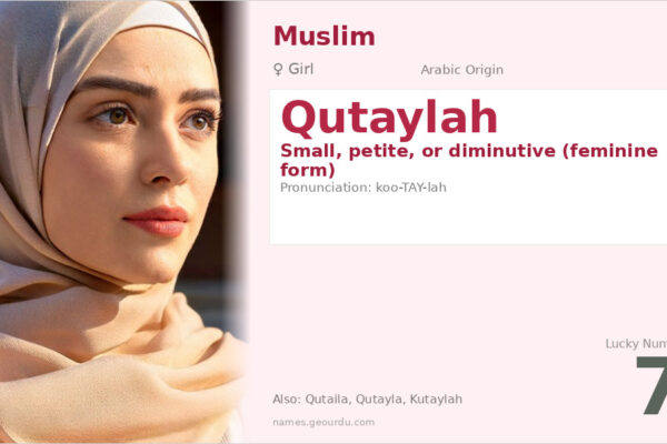 Qutaylah Name Meaning — Arabic Origin, Girl Name & History (2025)