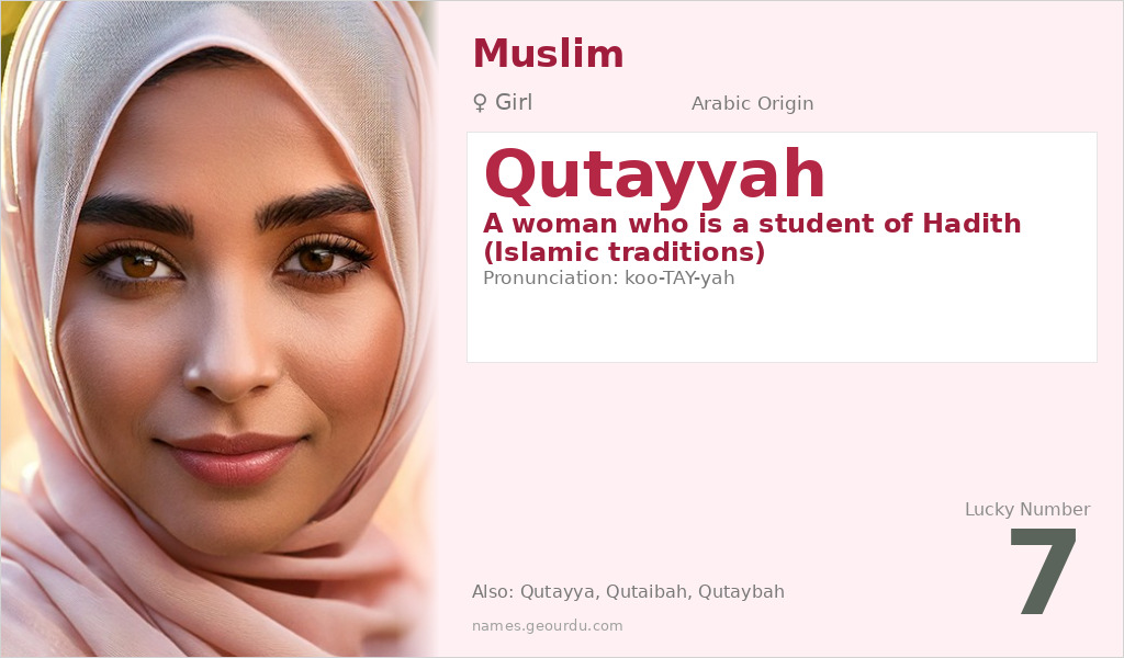 Qutayyah Name Meaning and Details