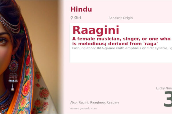 Raagini Name Meaning — Sanskrit Origin, Girl Name & Musical Significance (2025)