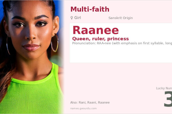 Raanee Name Meaning — Sanskrit Origin, Girl Name & Details (2025)