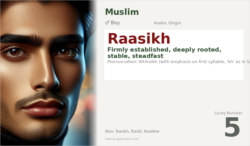 Raasikh Name Meaning and Details