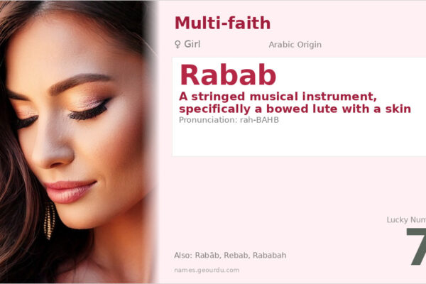 Rabab Name Meaning — Origin, Gender & Details (2025)