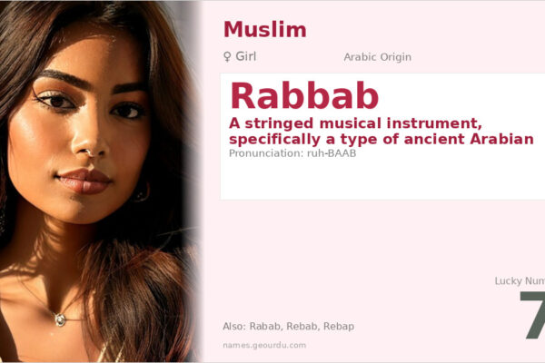 Rabbab Name Meaning — Arabic Origin, Girl Name & Details (2025)
