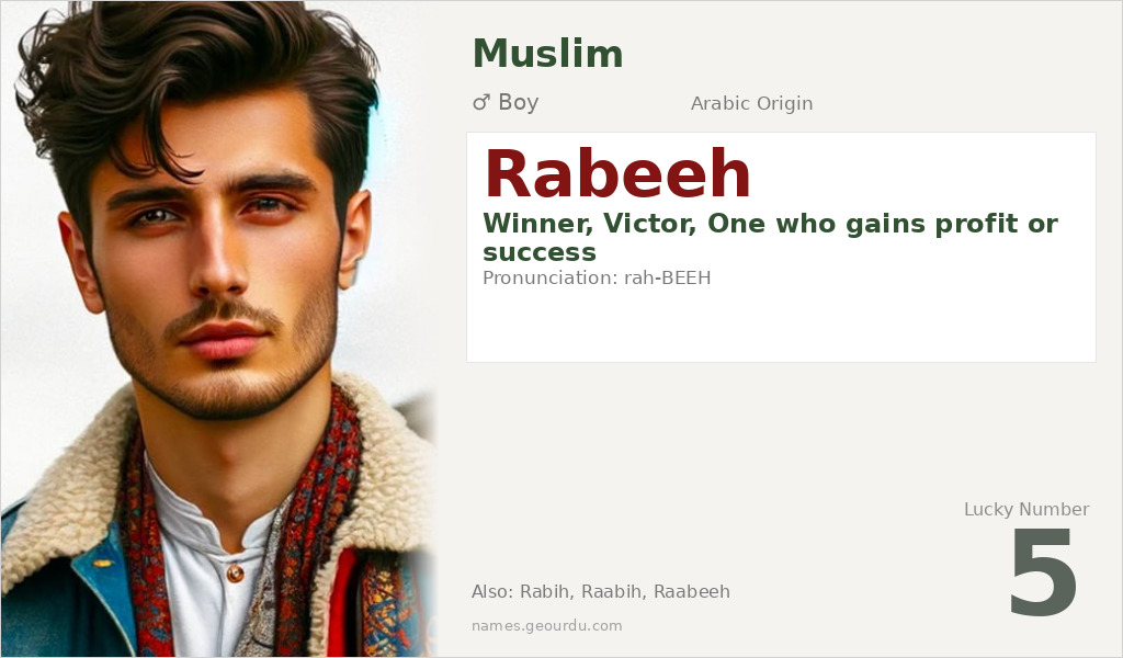 Rabeeh Name Meaning and Details